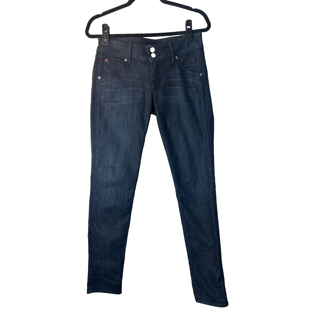Hudson‎ Collin Flap Skinny Jeans Womens Size 27 Dark Wash Mid Rise Stretch Denim